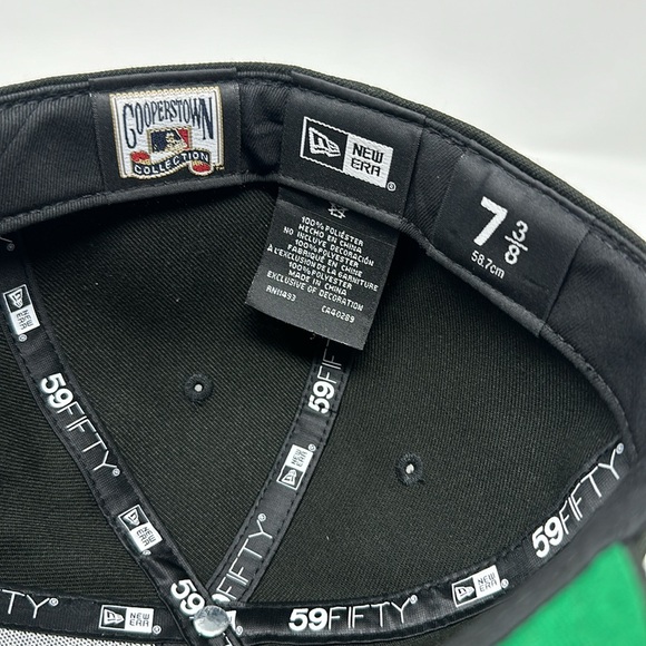 Hat Club Seattle Mariners “Black Dome” Fitted Hat Size 7 3/8 - Picture 5 of 6